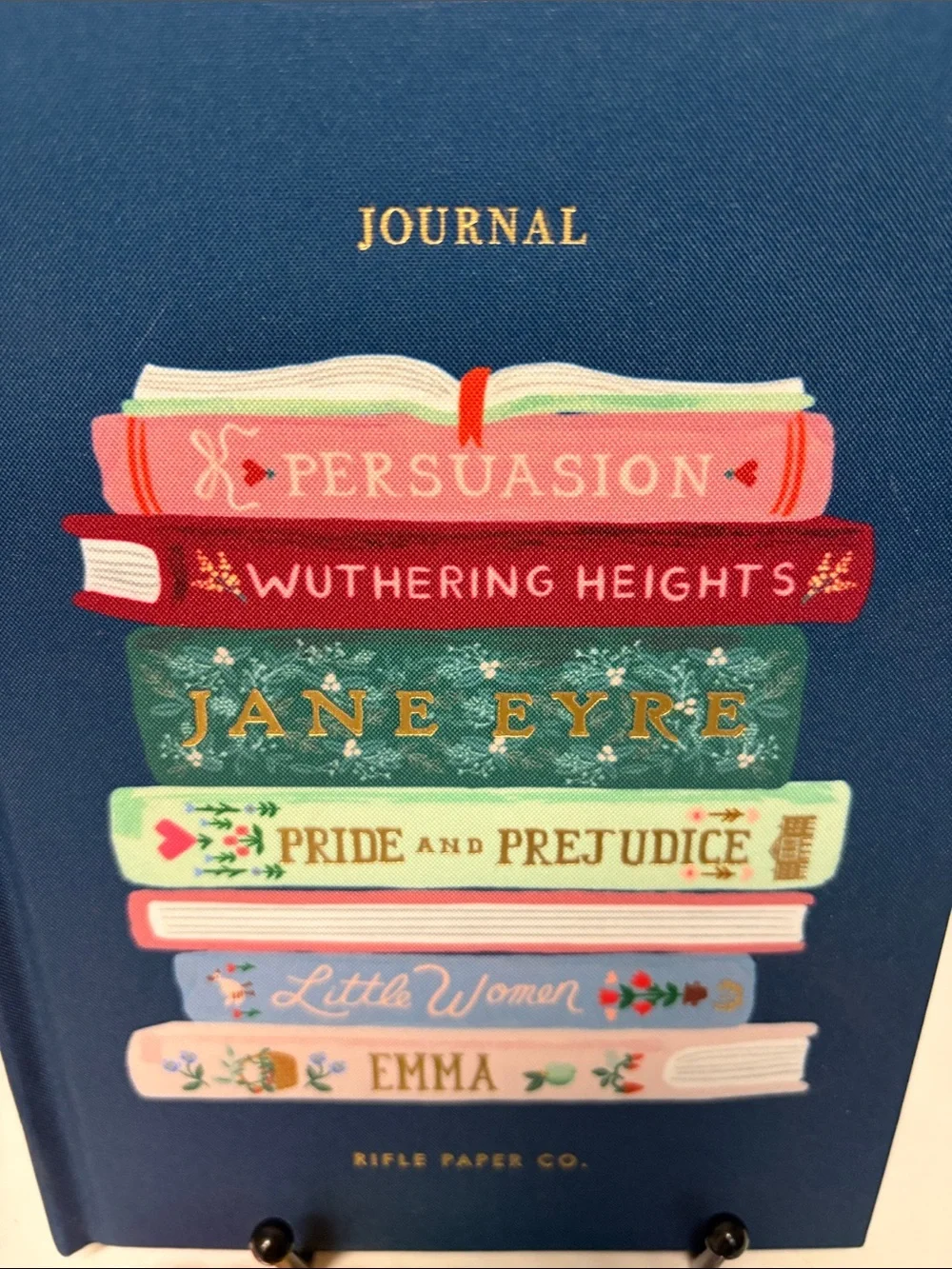 Rifle Paper Co. Navy Journal with Kingart 12 gel pens
